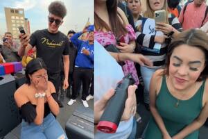 Las dos mujeres fueron engañados por un tiktoker (Captura video)