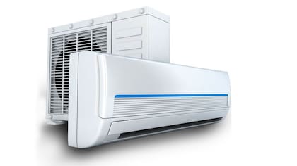 Las dos partes del split: el compresor y el módulo interior