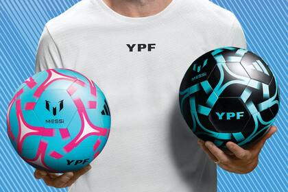 Las dos pelotas disponibles cuentan con la experiencia de YPF y la calidad de Adidas, disponibles en celeste y negra.