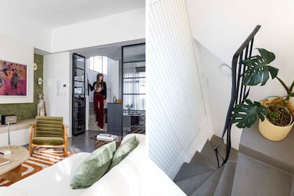 Las dos plantas están conectadas por una escalera interior y, además, por el ascensor del edificio, lo que las independiza.