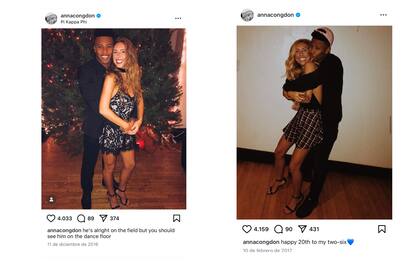 Las dos primeras fotos públicas de la pareja, durante el inicio de su relación