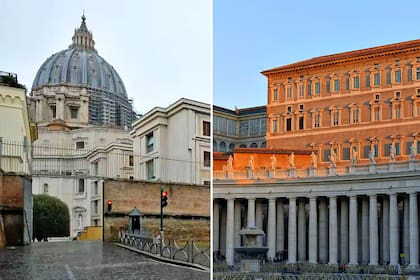 Las dos residencias que podrían haber sido la nueva casa de León XIV y el papa eligió una de ellas.