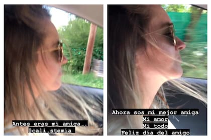 Las dos stories que Cabito le dedicó a su novia Jésica