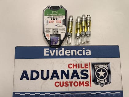 Las droga hallada en las valijas de las turistas norteamericanas