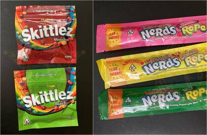 Las drogas estaban escondidas en lo que parecían dulces