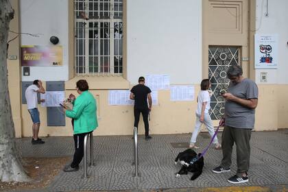 Las elecciones en una escuela de Palermo