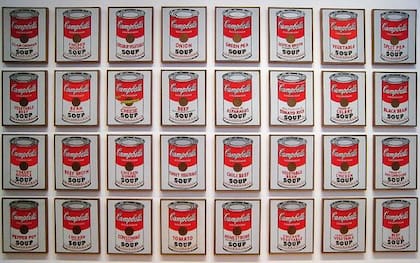 Las emblemáticas latas de sopa Campbell's