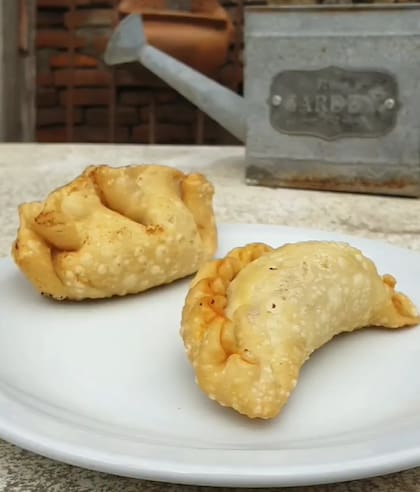 Las empanadas dulces son las estrellas del menú