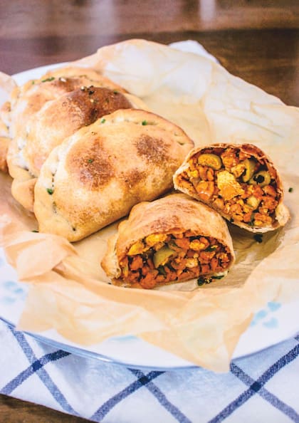 Las empanadas pero sin carne