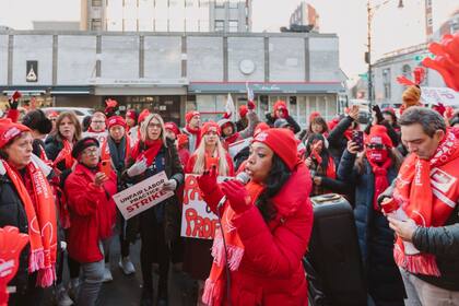 Las enfermeras de Nueva York iniciaron la huelga el el 12 de enero; a última hora del jueves 19 de febrero llegaron a un acuerdo tentativo