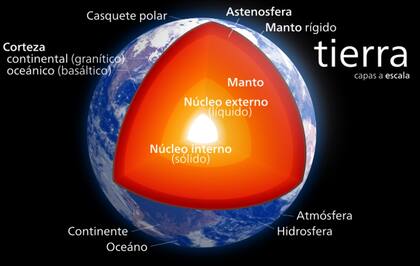 Las enormes estructuras denominadas "parches densos" fueron descubiertas en el interior de la tierra, entre el manto y el núcleo del planeta