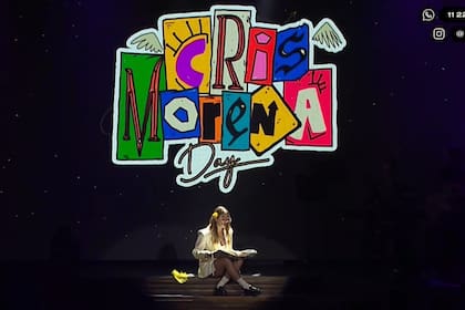 Las entradas para el Cris Morena Day se entregaban a cambio de la donación de un alimento no perecedero