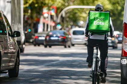 Las entregas de Uber Eats también se pueden realizar en bicicleta