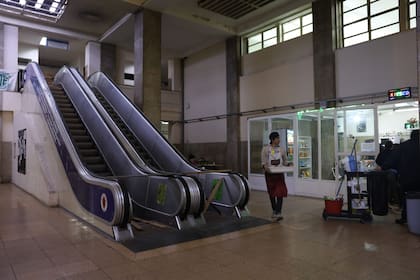 Las escaleras están clausuradas hace años