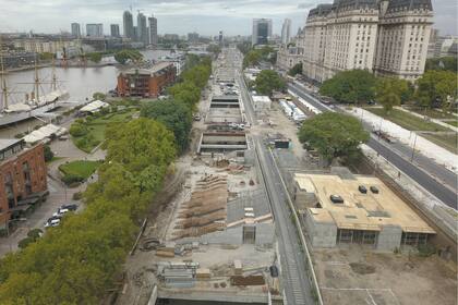 Las escalinatas desde el aire
