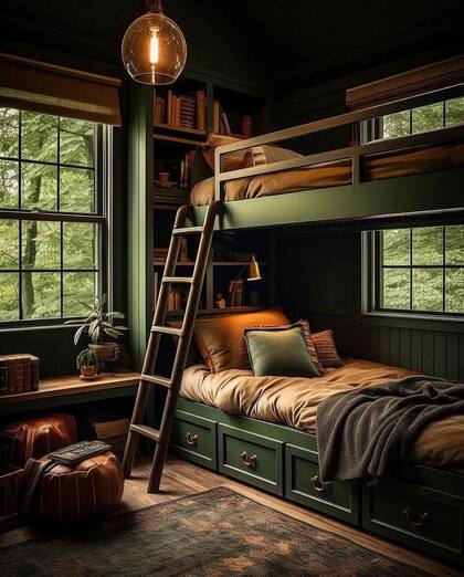 Las escenas de las casas parecen un gusto programado mecánicamente