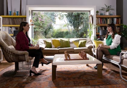 Las escenas de Siciliani con Lorena Vega, quien interpreta a Fernanda, su psicóloga, se convirtieron en las preferidas del público