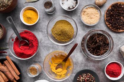 Las especias ayudan a reemplazar la sal de una forma saludable