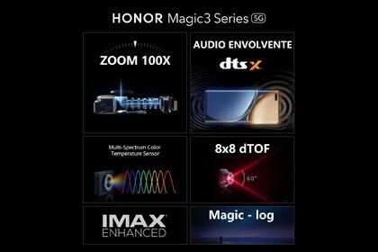 Las especificaciones de los Honor Magic3