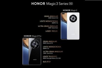 Las especificaciones de los Honor Magic3