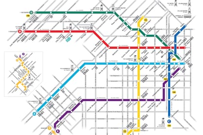 Las estaciones de la línea verde serán las afectadas por el paro de hoy.