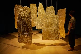 Olga de Amaral transforma el Malba en un laberinto universal