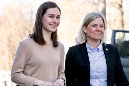 Las ex primeras ministras finlandesa y sueca Sanna Marin y Magdalena Andersson impulsaron los procesos para que sus países se adhirieran a la OTAN tras la invasión de Rusia a Ucrania