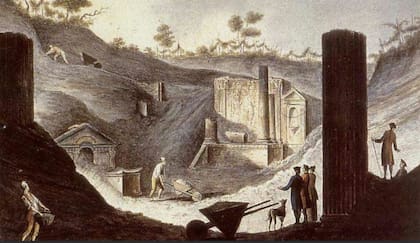Las excavaciones de Pompeya y Herculano a principios del siglo XVIII desenterraron apenas una fracción de sus misterios y perdieron gran cantidad de tesoros artísticos e históricos