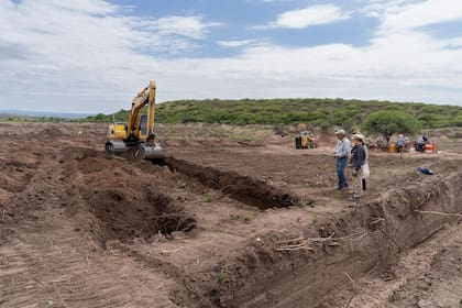 Las excavaciones en el centro clandestino de detención La Perla, en Córdoba