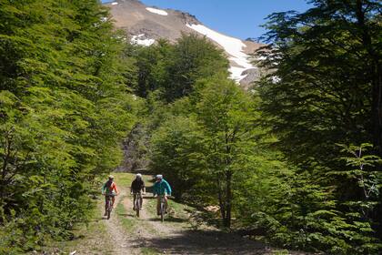 Las excursiones en mountain bike son una de las actividades estrella.