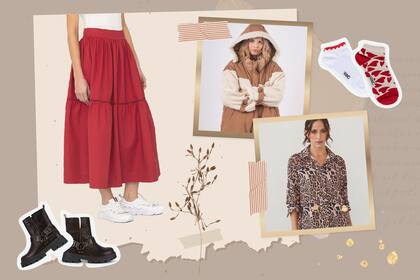 Las faldas largas con botas son un gran acierto del invierno.