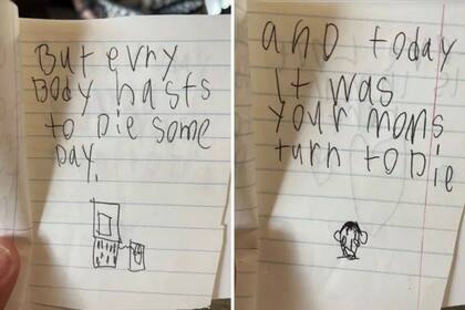 Las faltas ortográficas de la niña, como el "has" mal escrito, hacen que la carta de condolencia genere risas en redes