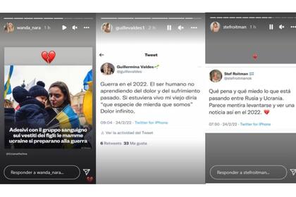 Las famosas argentinas expresaron su tristeza (Fuente Instagram)