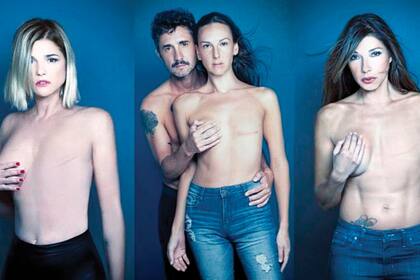 Las famosas se sumaron a la campaña Ponele el pecho by Andy Clar en 2018.