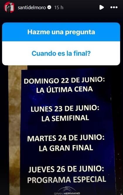 Las fechas de finalización de Gran Hermano