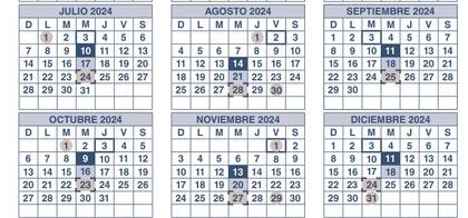 Las fechas de los pagos del seguro social para el segundo semestre de 2024.