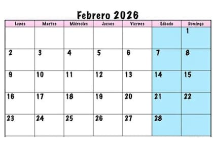 Las fechas para destacar en febrero