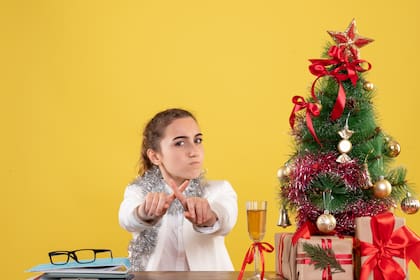 Las fiestas pueden producir ansiedad o melancolía en muchas personas (Foto: Freepik)