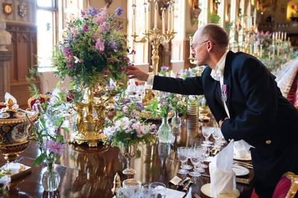 Las flores se seleccionaron de los jardines de Buckingham y Windsor.