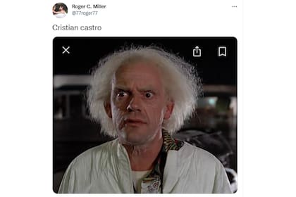 Las fotografías comparativas hacia Cristian Castro no faltaron