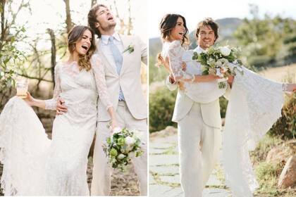 Las fotos del casamiento de la actriz Nikki Reed con Ian Somerhalder, ex de Nina Dobrev