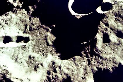 Foto de la superficie tomada por uno de los astronautas del Apolo 11