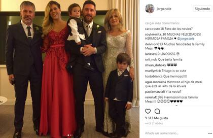 Las fotos que compartió Jorge Messi