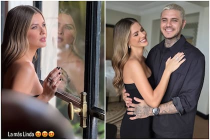 Las fotos que compartió Mauro Icardi durante el día de prensa que tuvo su novia para promocionar su nueva serie