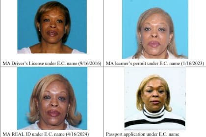 Las fotos que presentó a lo largo de los años para tramitar sus licencias de conducir, su Real ID y su pasaporte
