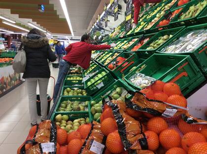 Las frutas y verduras están gravadas con una alícuota del 10,5% pero el reintegro es por el 21% de la compra