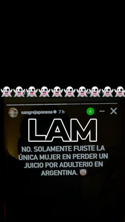 Las fuertes palabras que la actriz habría dicho contra la modelo en sus redes sociales