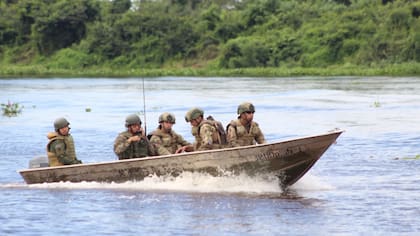 Las fuerzas recrearon escenarios de conflicto en los ríos del continente (Foto: argentina.gob.ar)
