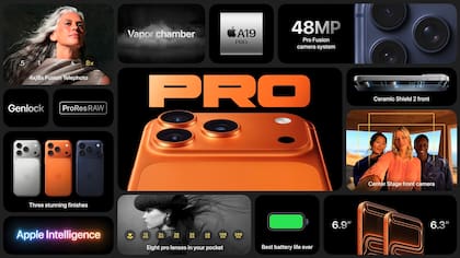 Las funciones principales del iPhone 17 Pro