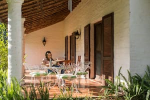 Las galerías de Posada Morotí son invitantes.